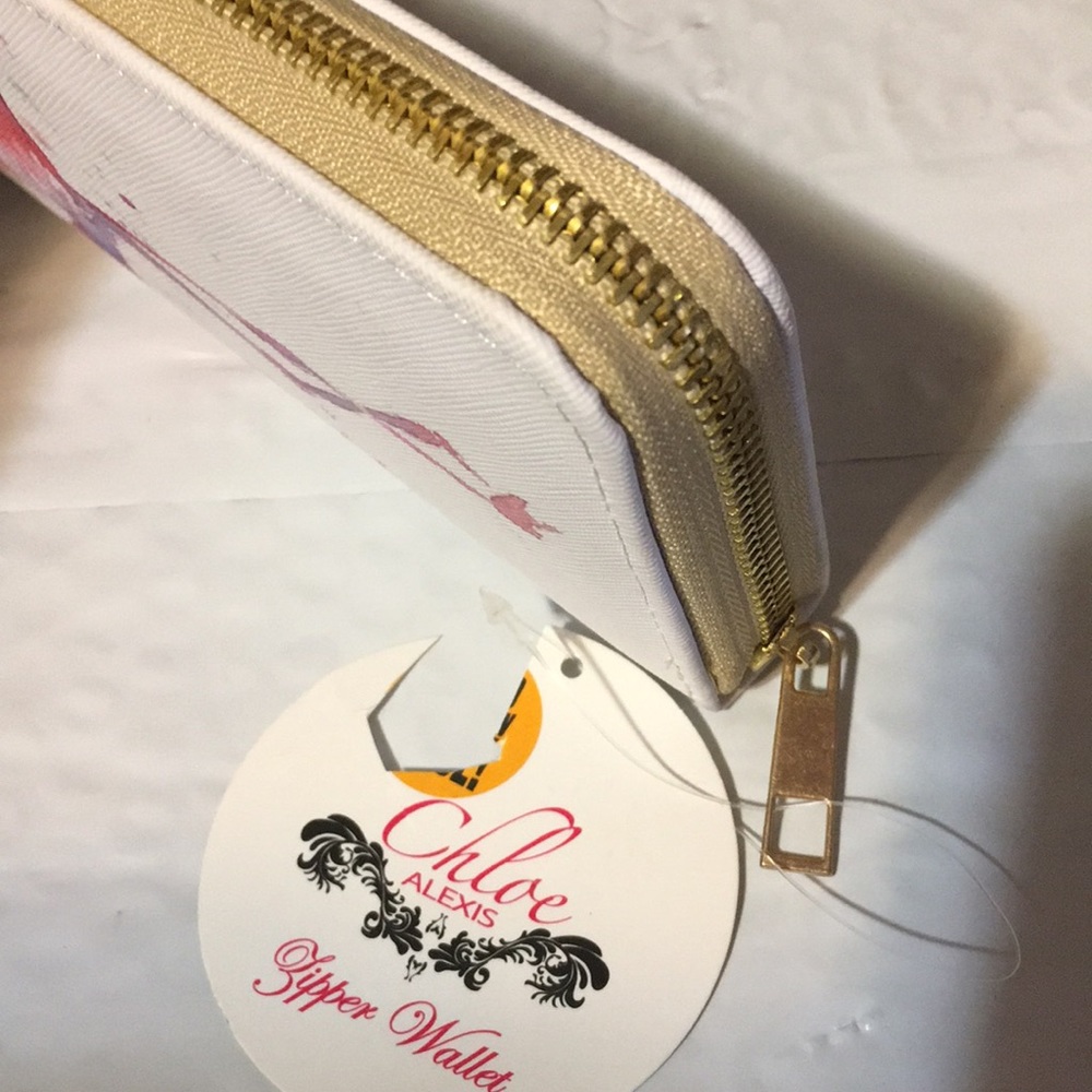 NWT Flamingo soft leather wallet - Picture 2 of 4